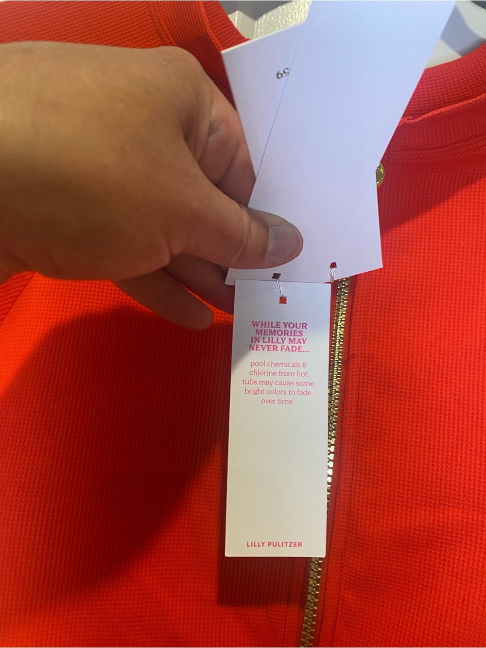 Lilly Pulitzer Randee Rashguard in Rocco Color - Picture 7 of 8